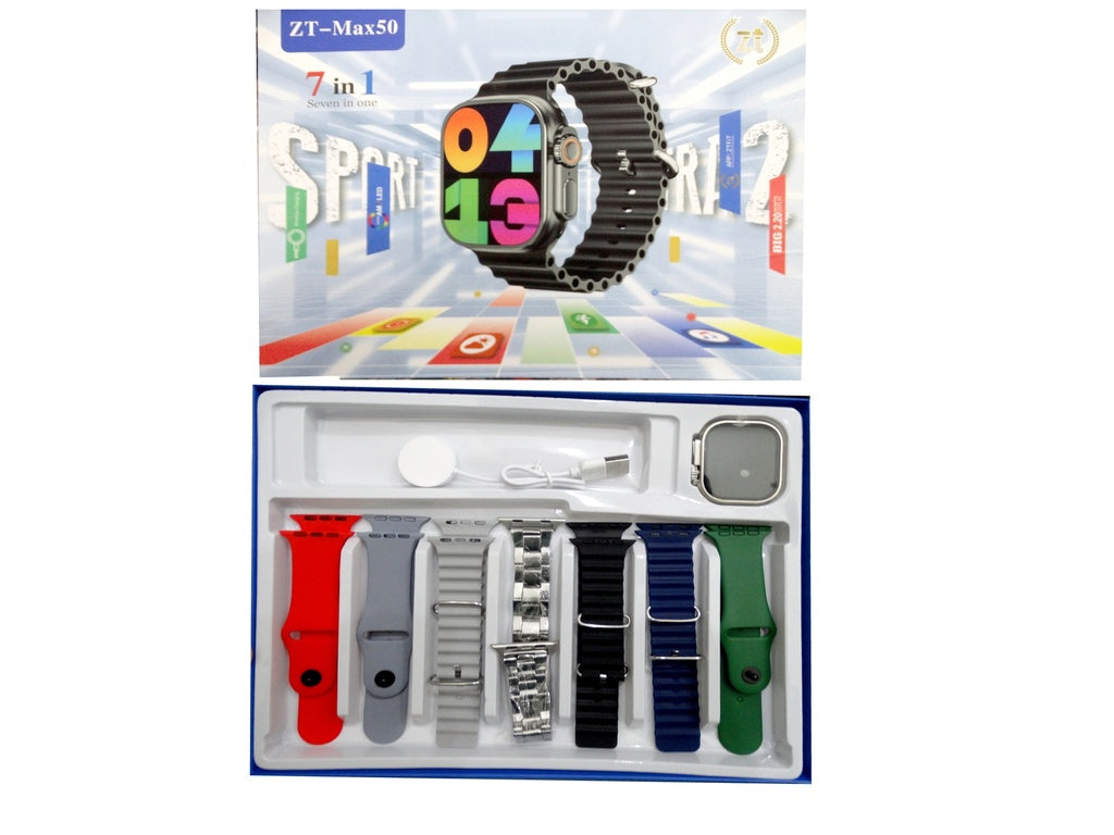 ZT-Max 60 Smart Watch (7 in 1 Straps)