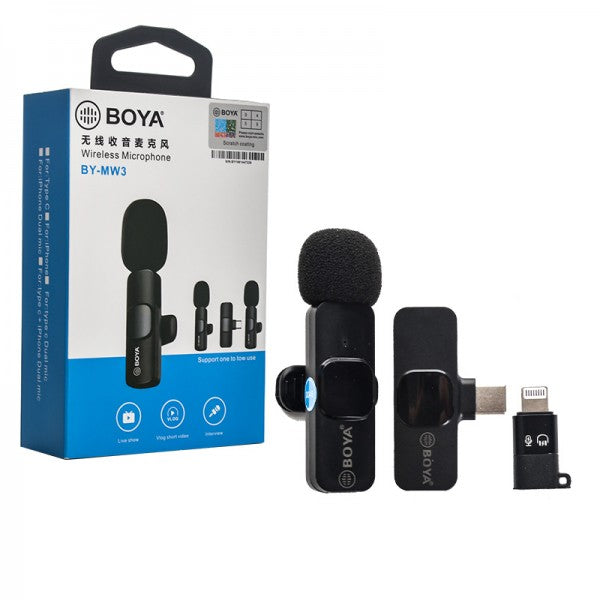 BOYA Wireless Collar Microphone BY-MW3